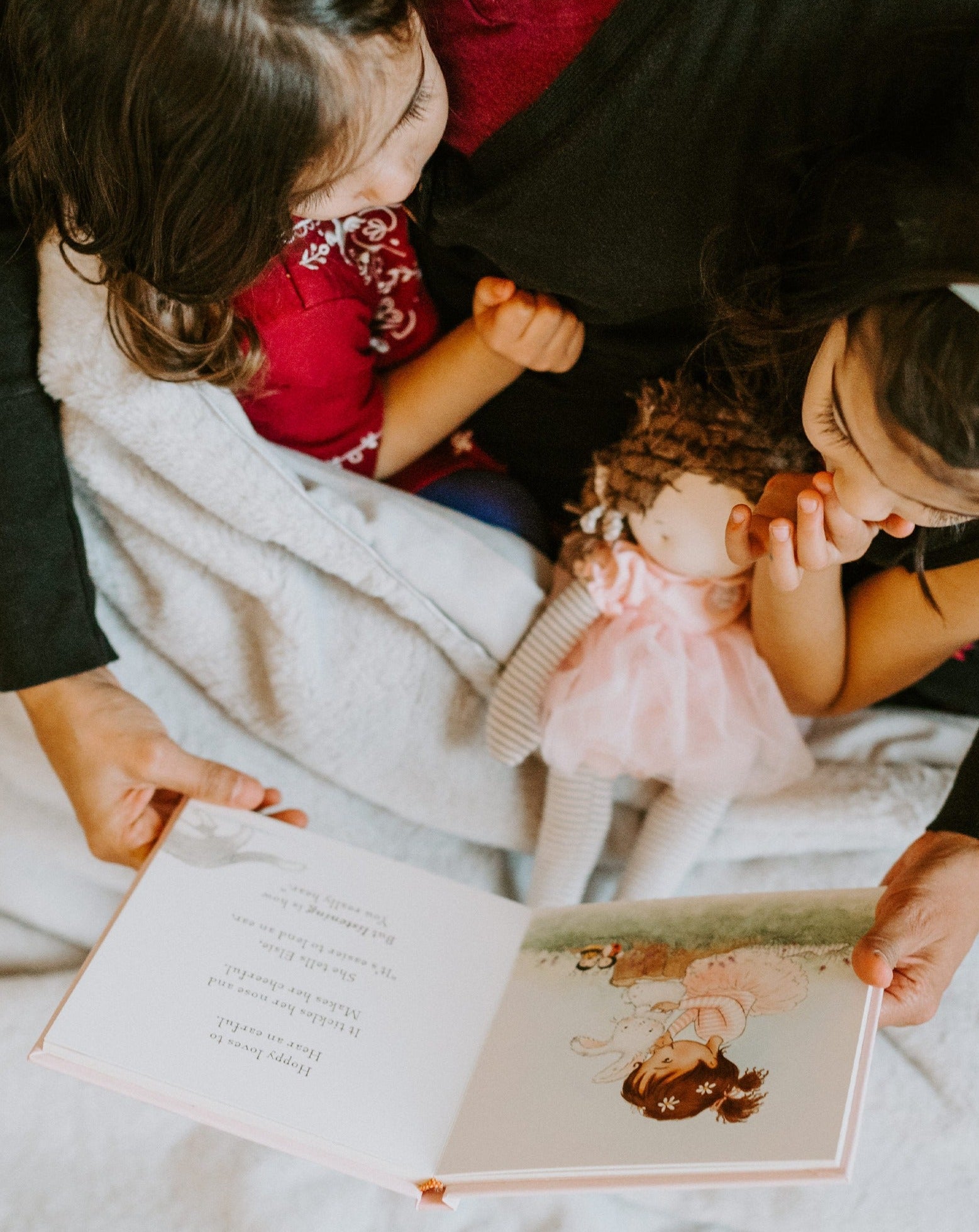 A Pretty Girl Board Book - Brown Hair Children's Book Bunnies by the Bay   