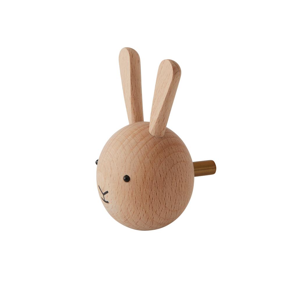 Mini Wall Hook - Rabbit Wall Hooks OYOY   