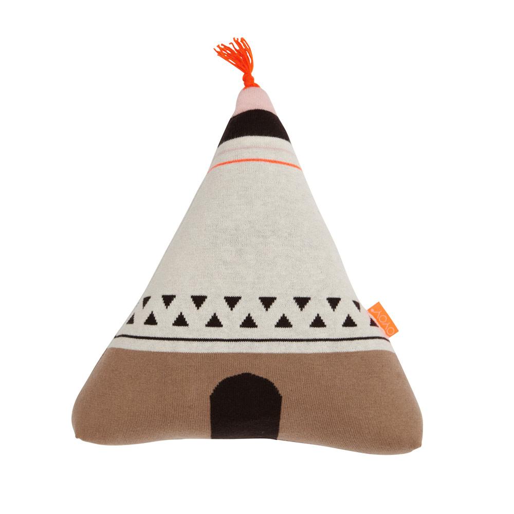 Wigwam Cushion - Orange Stuffies OYOY   