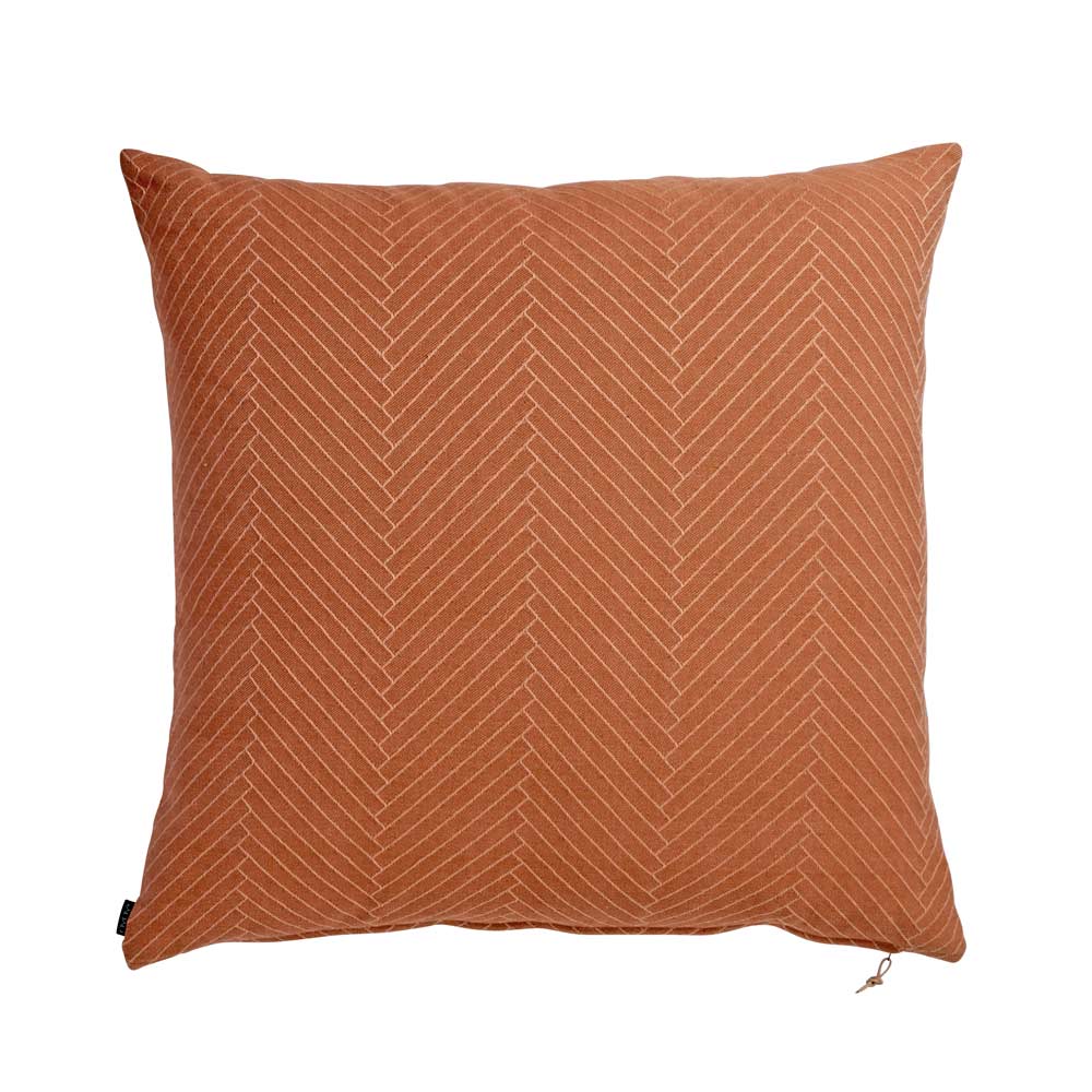 Fluffy Herringbone Floor Cushion - Caramel  OYOY   