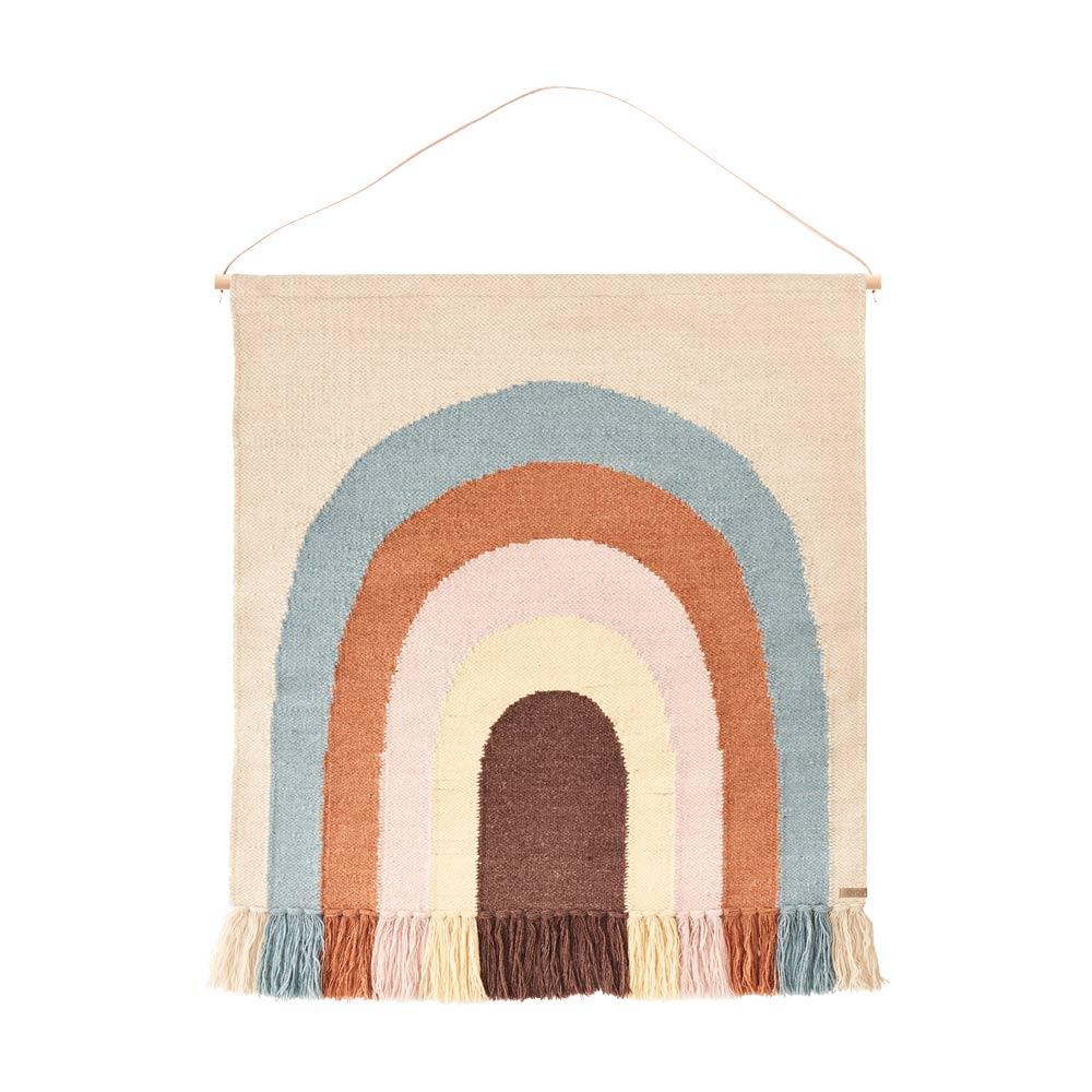 Follow the Rainbow Wall Rug - Multi Rugs OYOY   