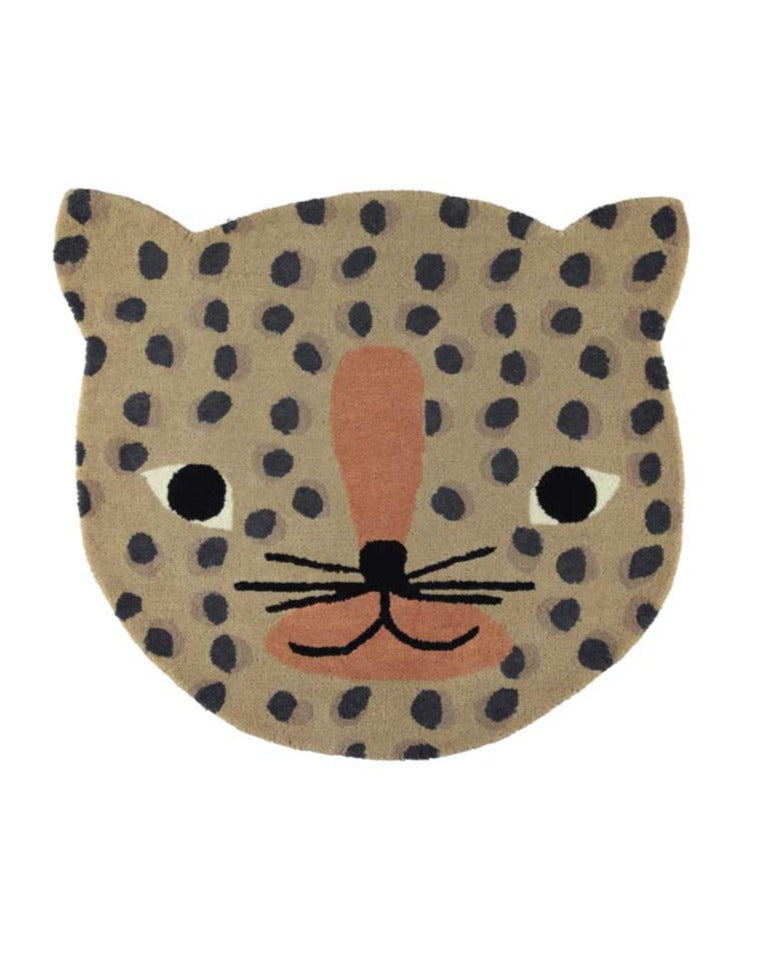 Leopard Rug - Camel Rugs OYOY   