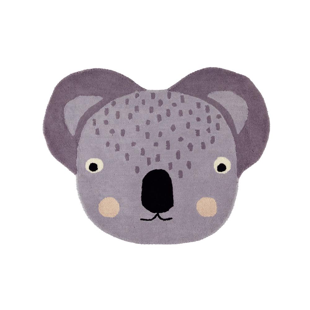 Koala Rug - Grey Rugs OYOY   