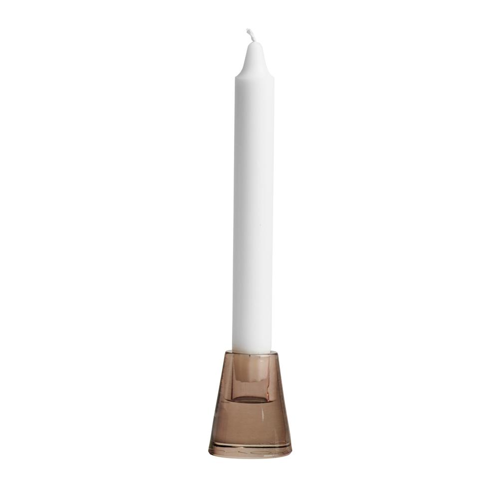 Nordic Candleholder In Cone Light Smoked Ash  OYOY   