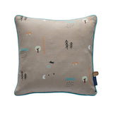 Happy Forest Cushion - Light Brown