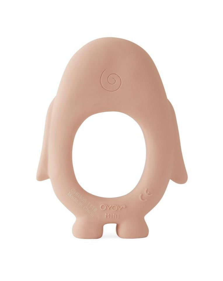 Penguin Baby Teether - Rose Baby Essentials OYOY   