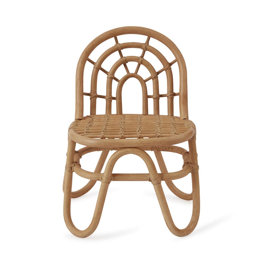 Rainbow Rattan Mini Chair Playroom Furniture OYOY   