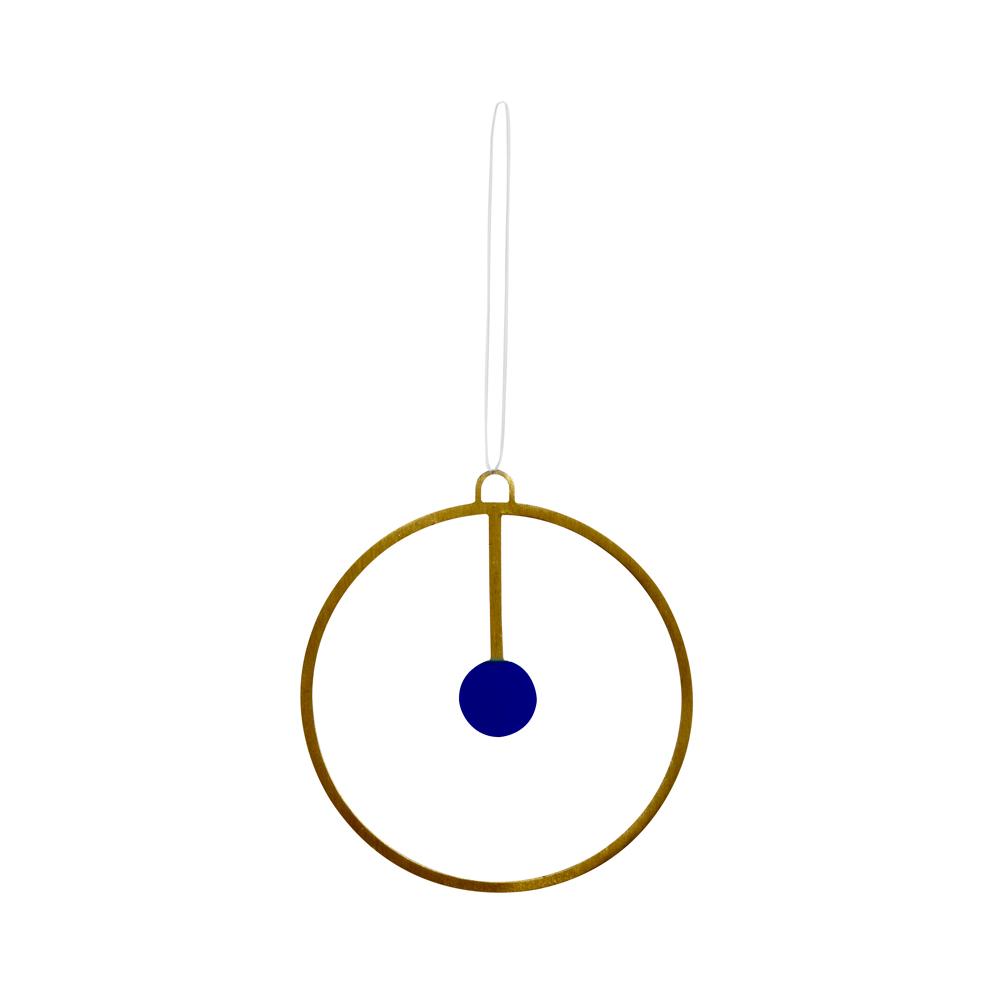 Joulu Ornament - Brass / Blue  OYOY   