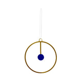 Joulu Ornament - Brass / Blue