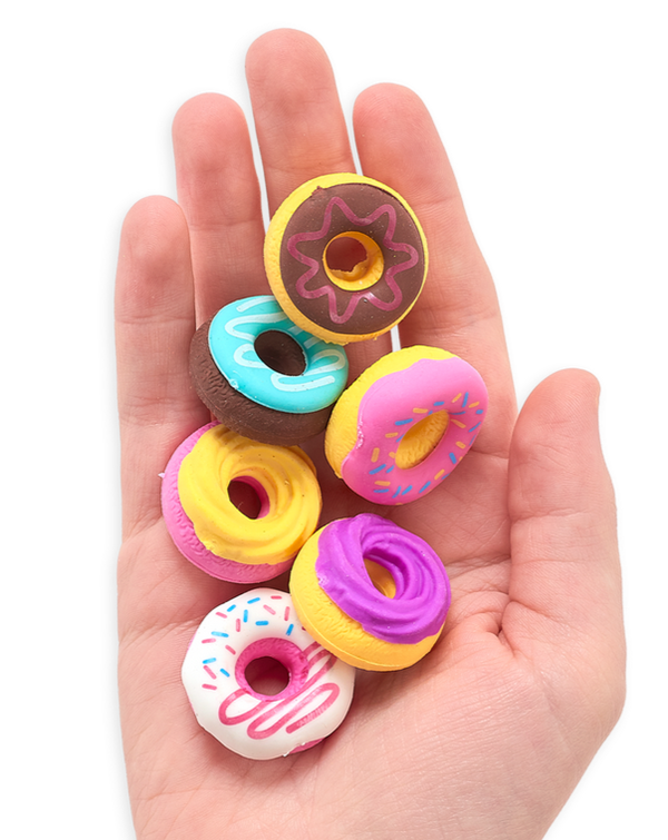 OOLY Dainty Donut Scented Erasers Set of 6