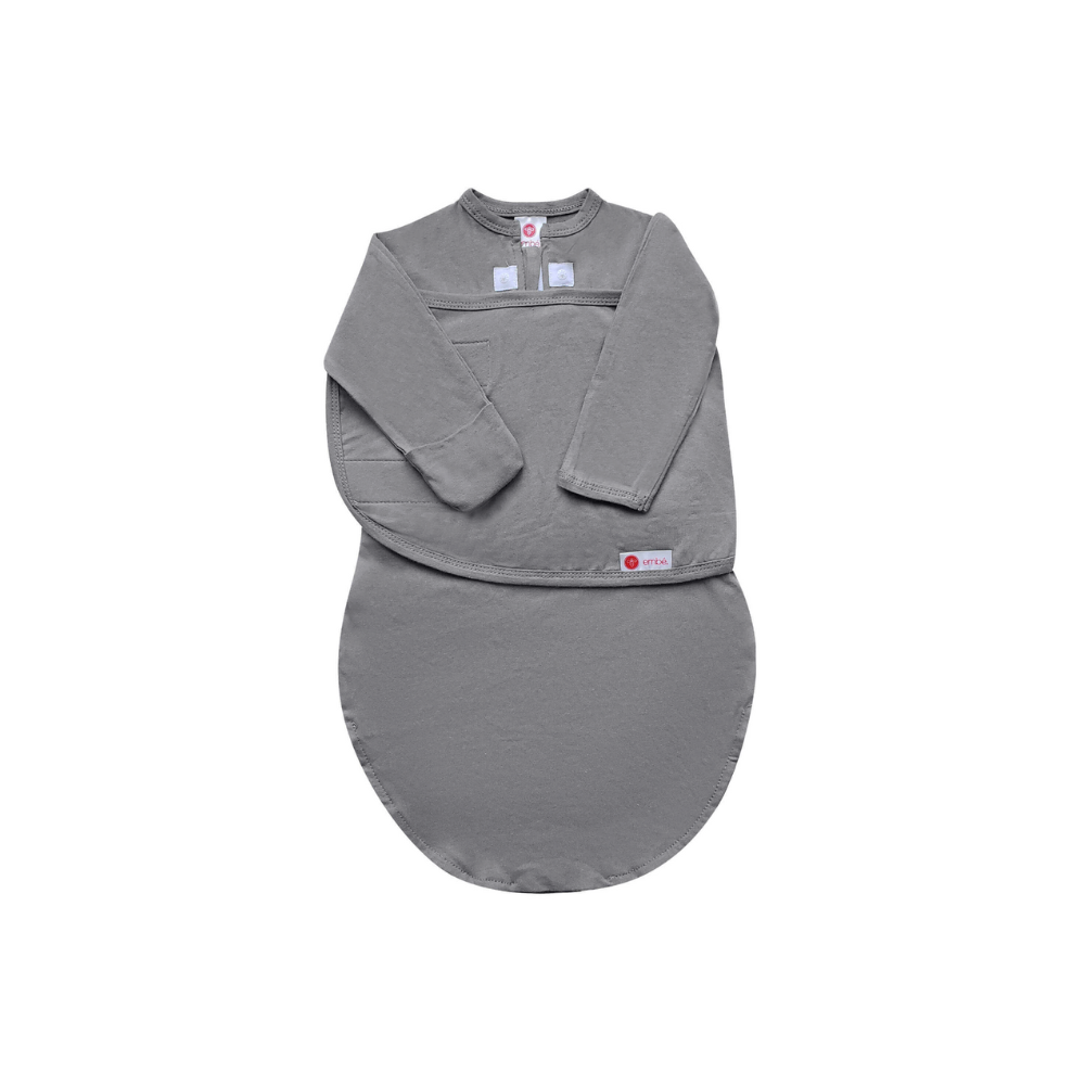 Sleeper Sack 100% Cotton Jersey embé® Slate Newborn (6-14lbs) E-Commerce Packaging