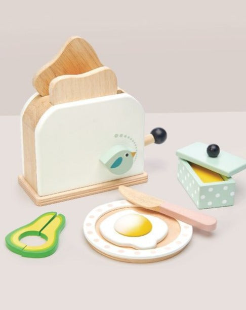 Tender Leaf Toys Mini Chef Breakfast Toaster Set