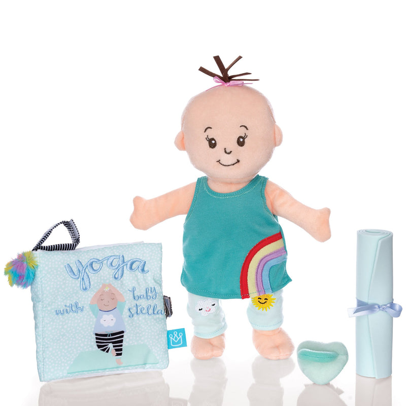 Wee Baby Stella Yoga Set | soft baby doll |Manhattan Toy