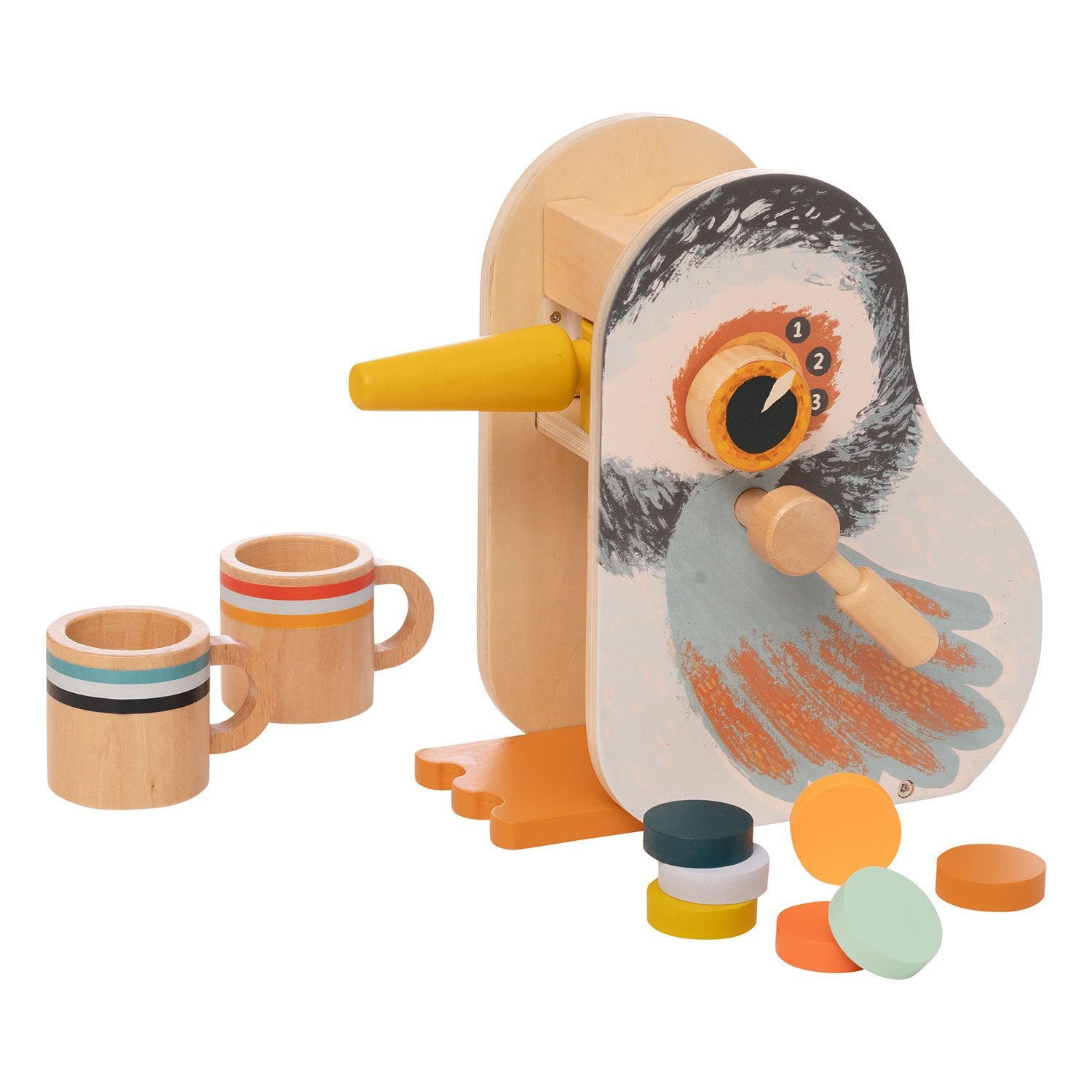 Early Bird Espresso Wooden Toys Manhattan Toy   