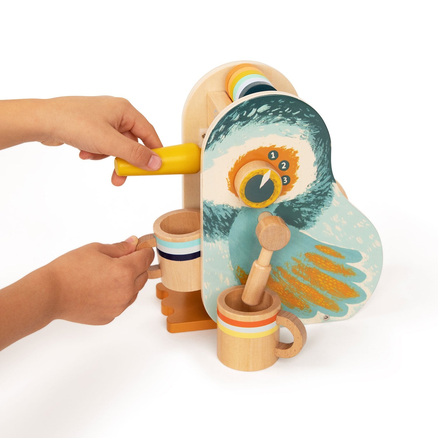 Early Bird Espresso Wooden Toys Manhattan Toy   