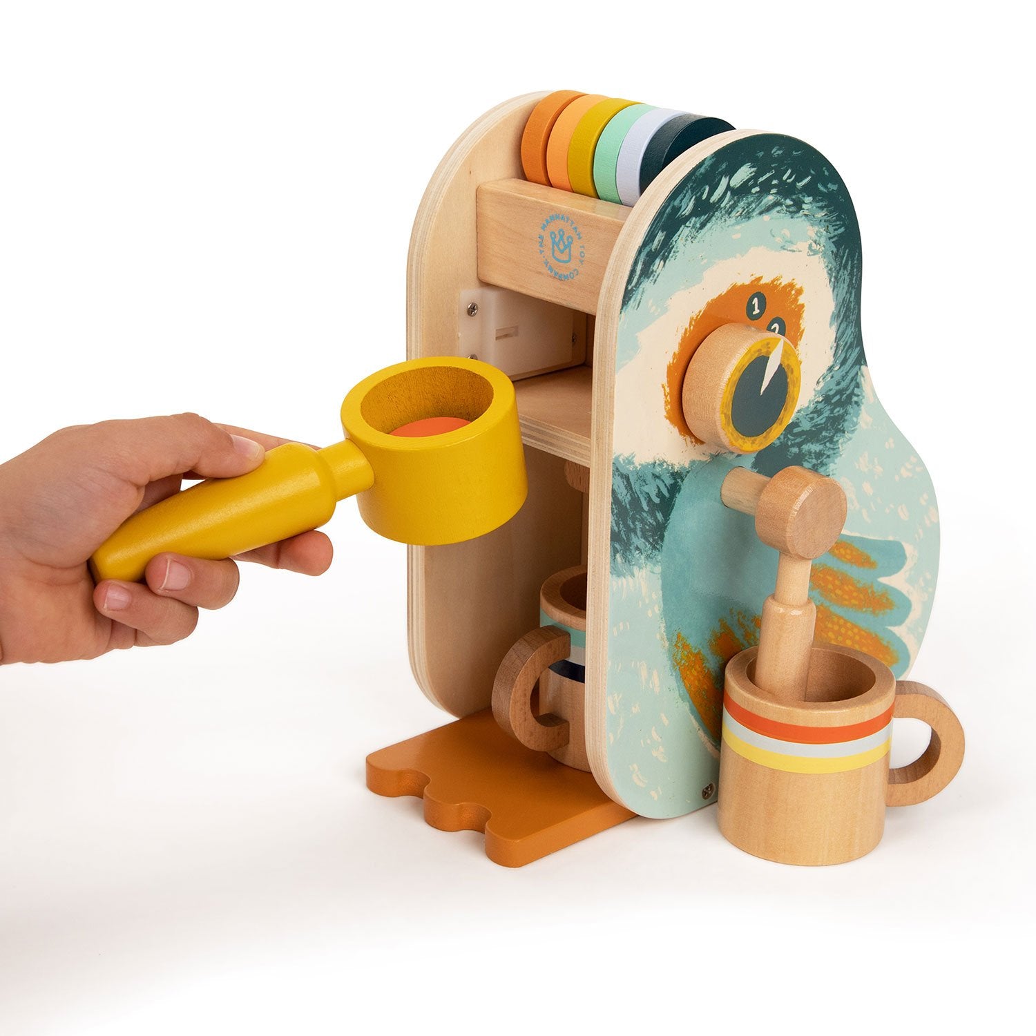 Early Bird Espresso Wooden Toys Manhattan Toy   