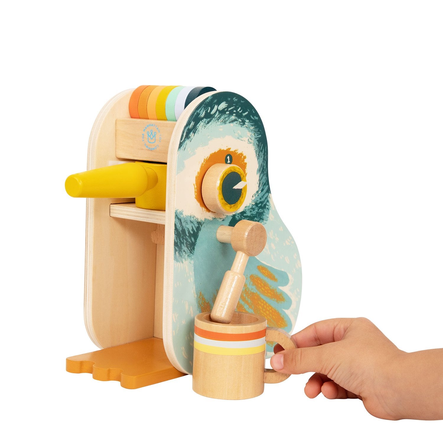 Early Bird Espresso Wooden Toys Manhattan Toy   