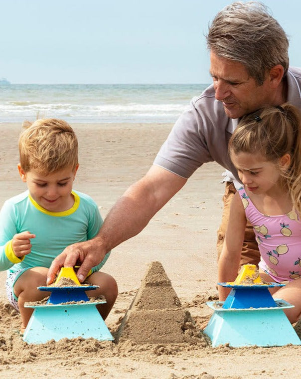 Pira - Vintage Blue & Mellow Yellow Beach & Sand Toys Quut   