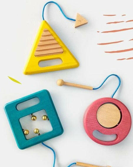 Gakki - A Trio of percussion Instruments Kids Toys kiko+ and gg*   