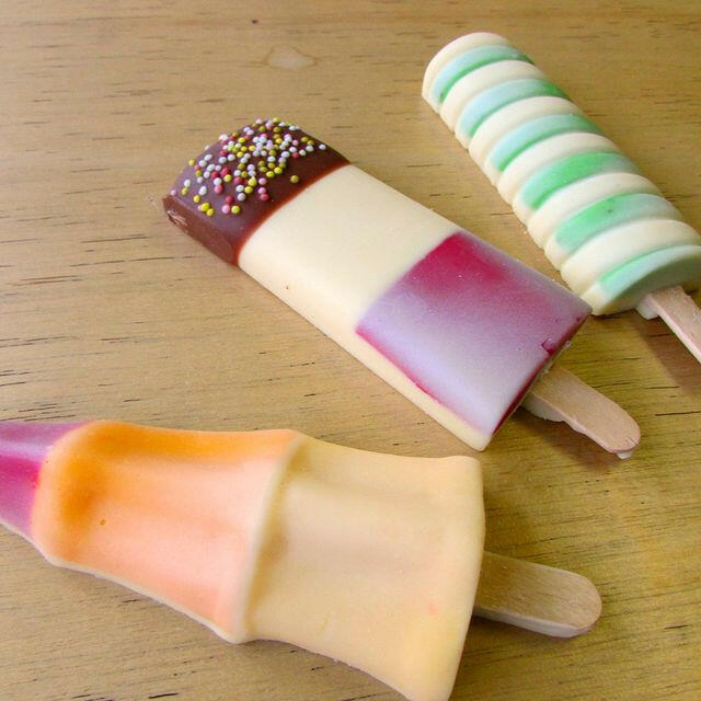 Chocolate Ice Lollies Lollipops Choc on Choc   