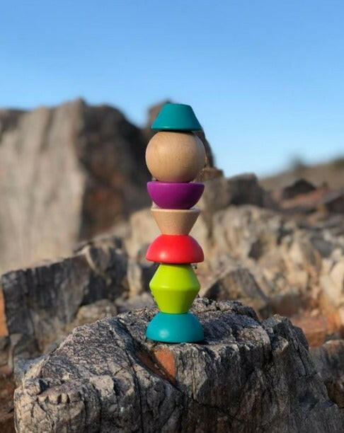 Towering Beads Wooden Puzzle Miniland   