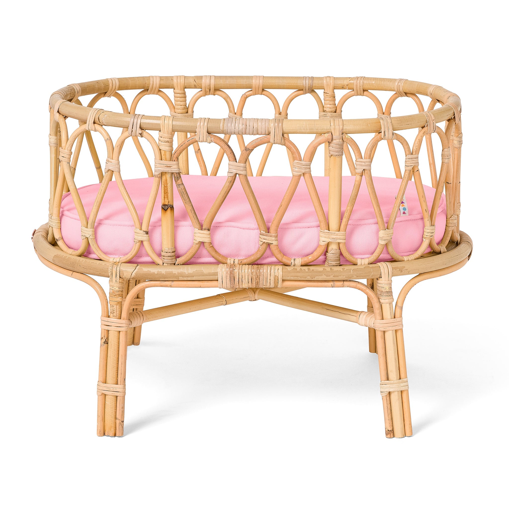 Rattan Doll Crib Classic Collection Toy Poppie Toys   