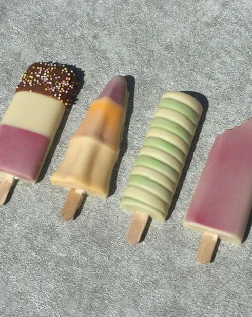 Chocolate Ice Lollies Lollipops Choc on Choc   