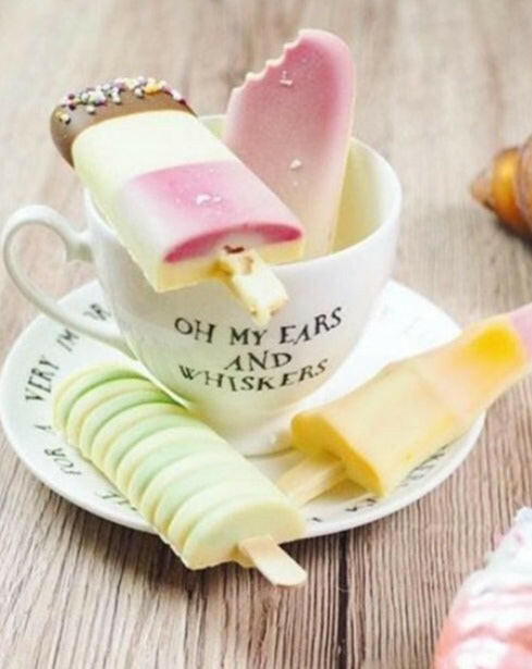 Chocolate Ice Lollies Lollipops Choc on Choc   