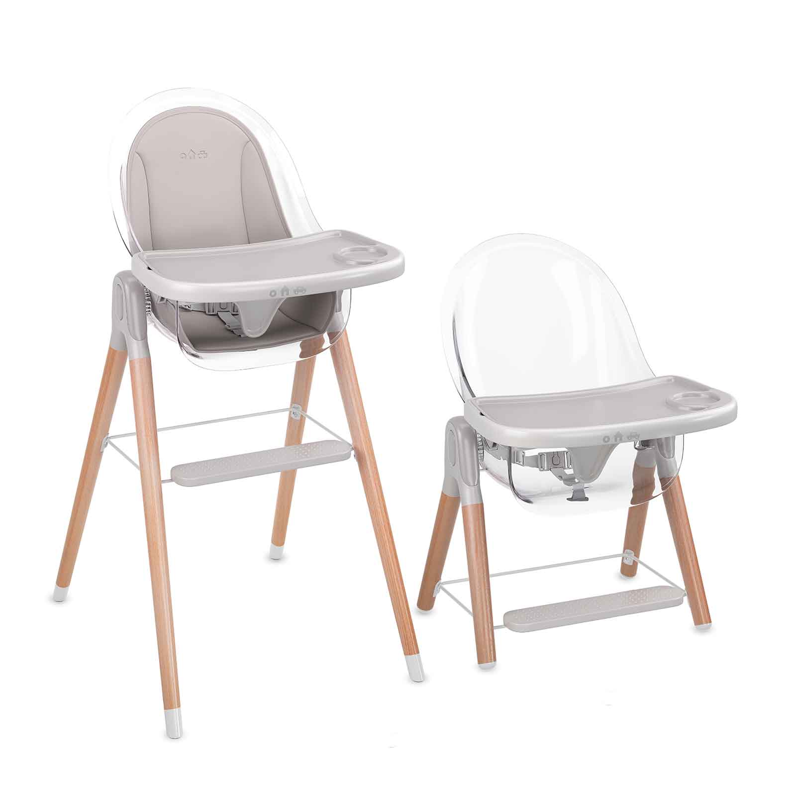 Children of Design 6 in 1 Deluxe High Chair  w/cushion  Children of Design Grey  