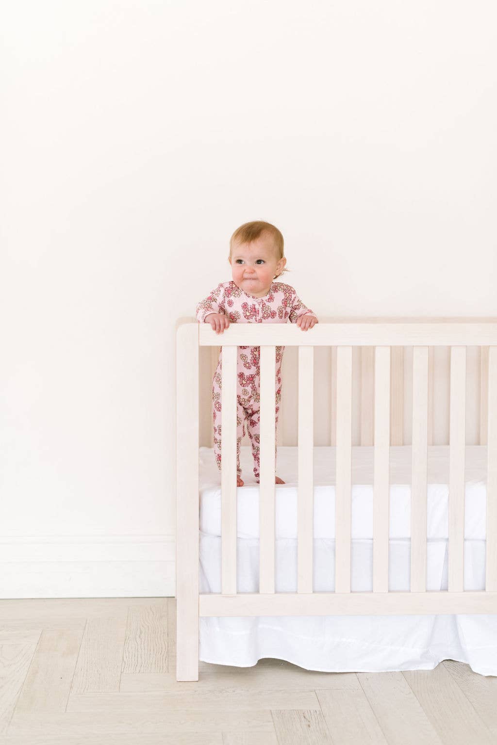 Baby Pajama in Wild Daisy Heart  Ollie Jay   