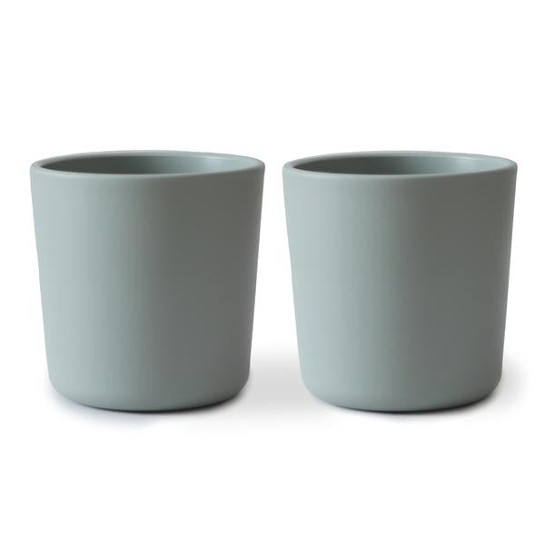 Dinnerware Cup - Set of 2 -Sage feeding Mushie   