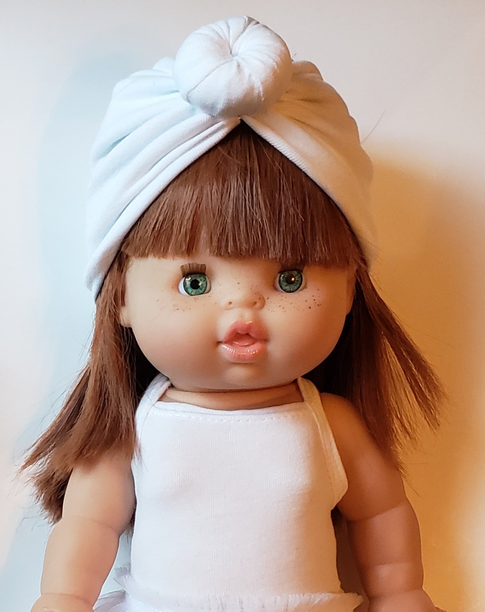 Doll Turbans Doll Clothing Little Wonder & Co. White  