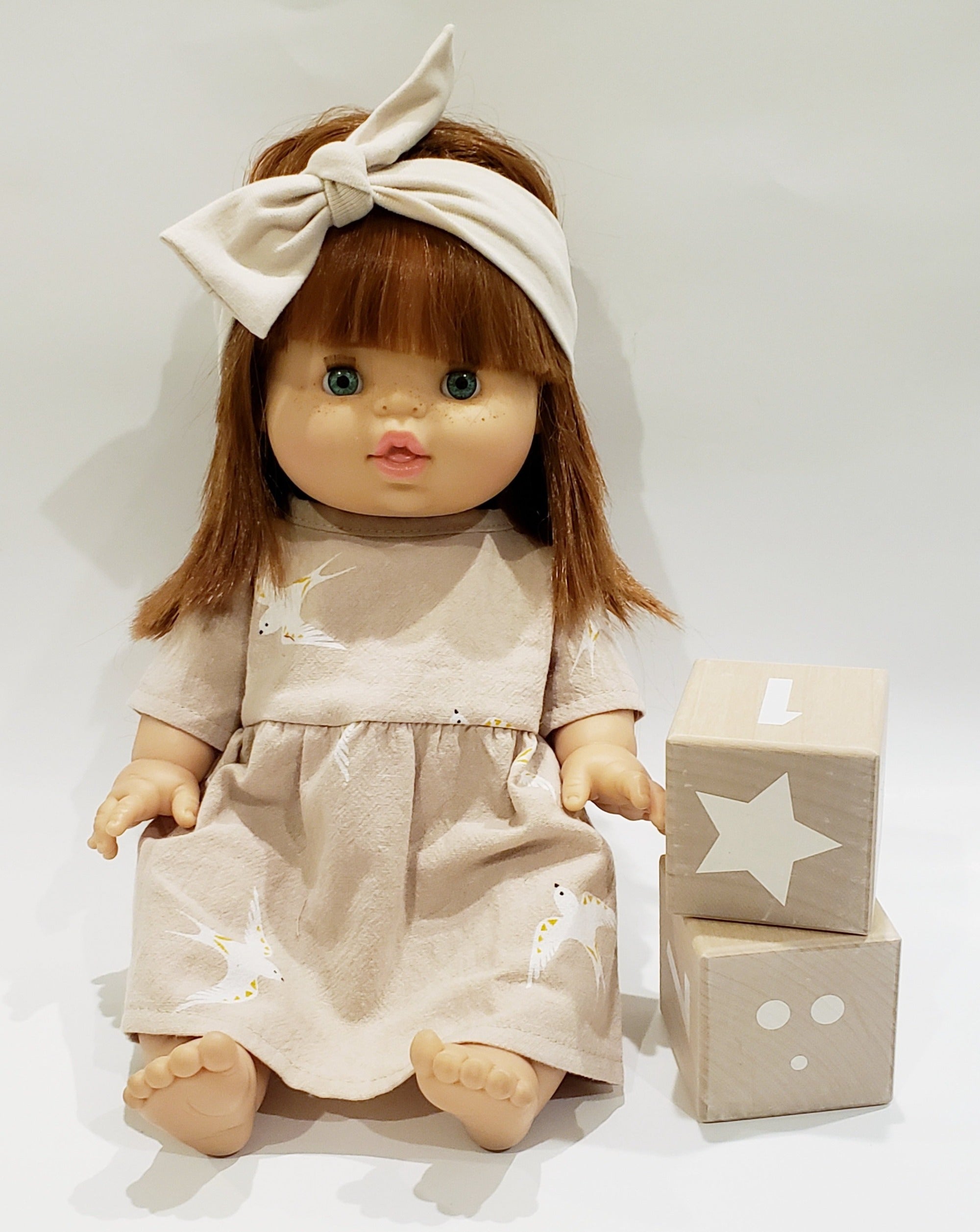 Minikane Organic Doll Dress - Little Birds Doll Clothing Minikane   