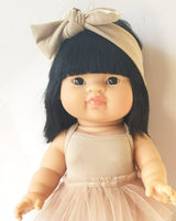 Baby Doll Cotton Headband Cappuccino