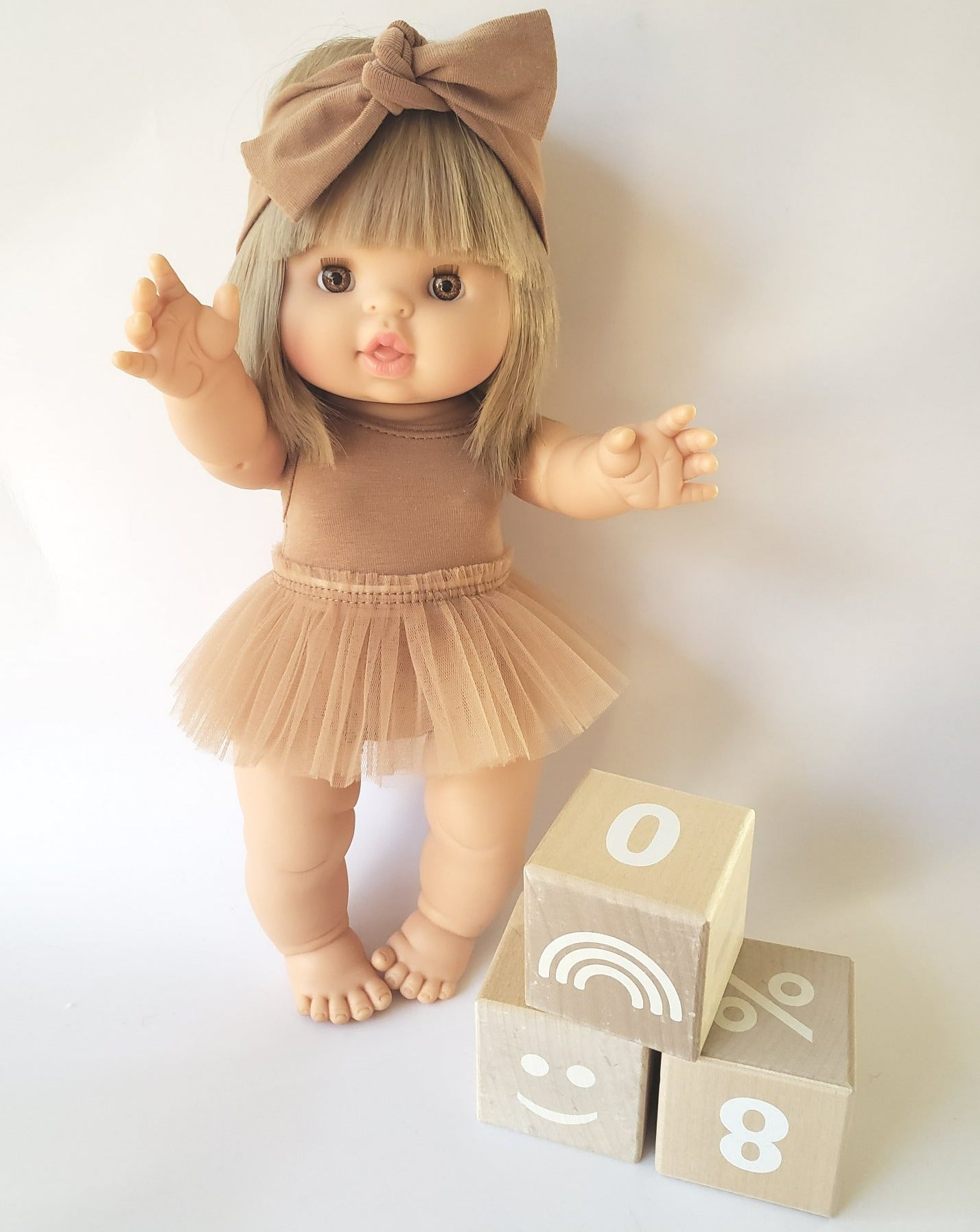 Bodysuit & Tutu - Mocha Doll Clothing Little Wonder & Co.   