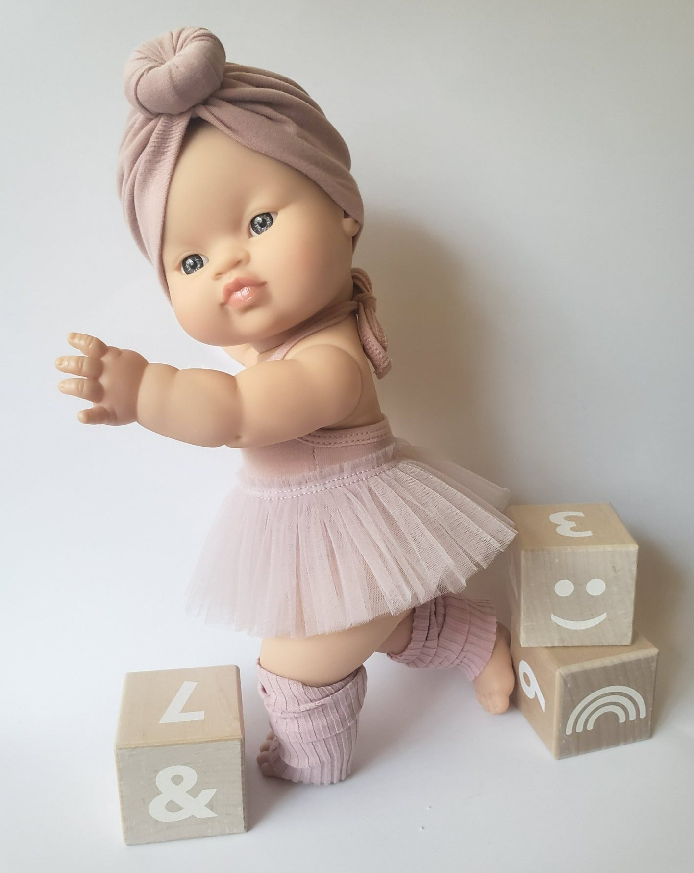 Bodysuit & Tutu - Tea Rose Doll Clothing Little Wonder & Co.   