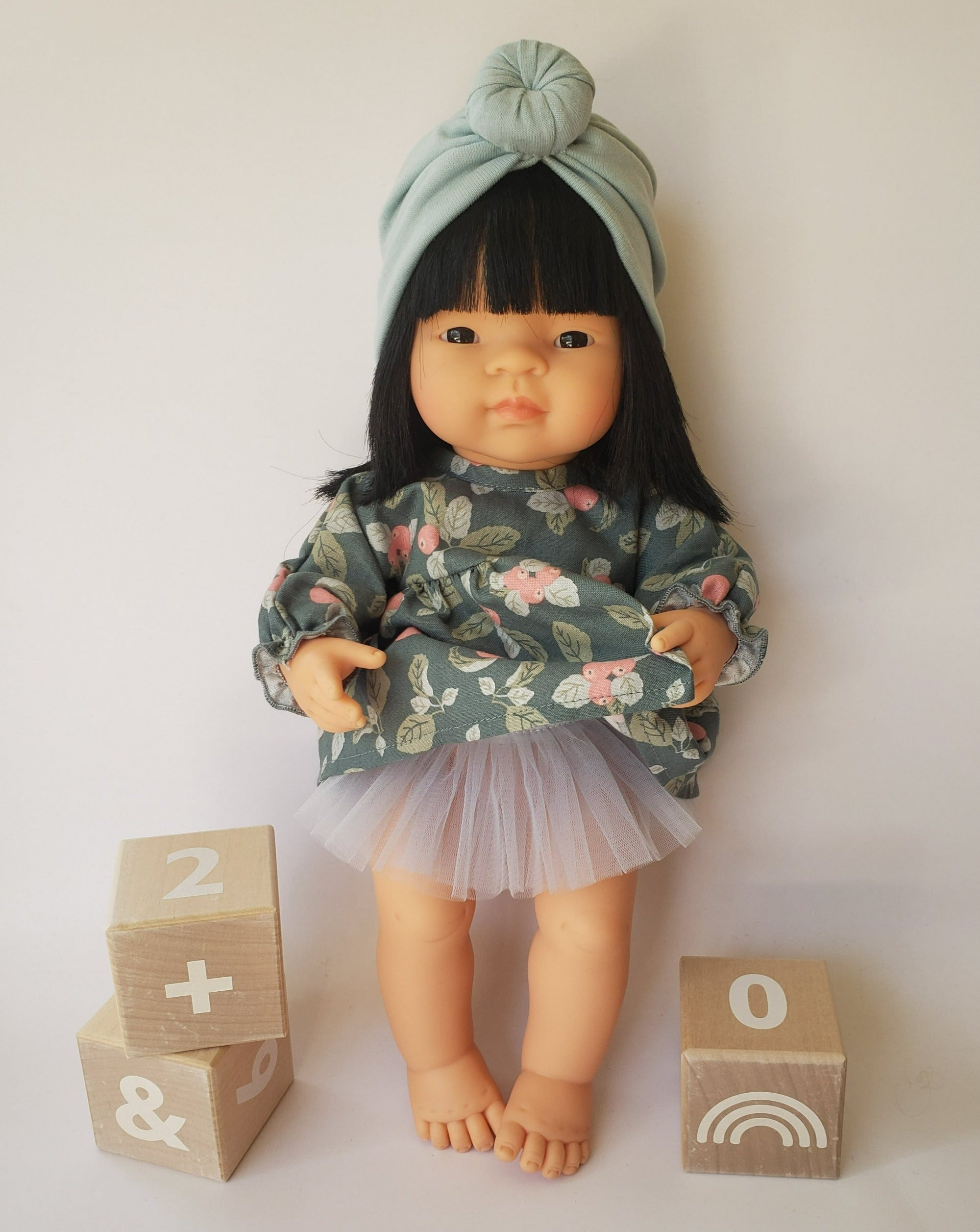 Doll Tutu Doll Clothing Little Wonder & Co. Ash  