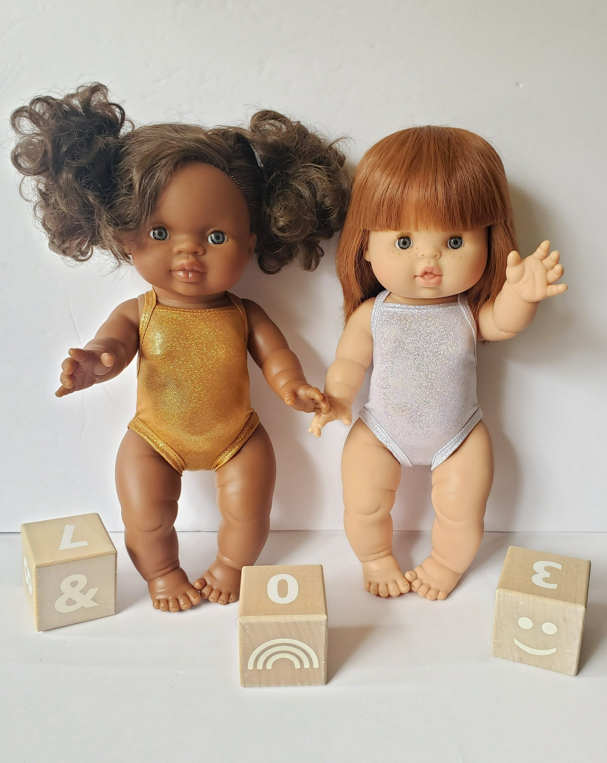 Doll Shiny Bodysuit Doll Clothing Little Wonder & Co.   