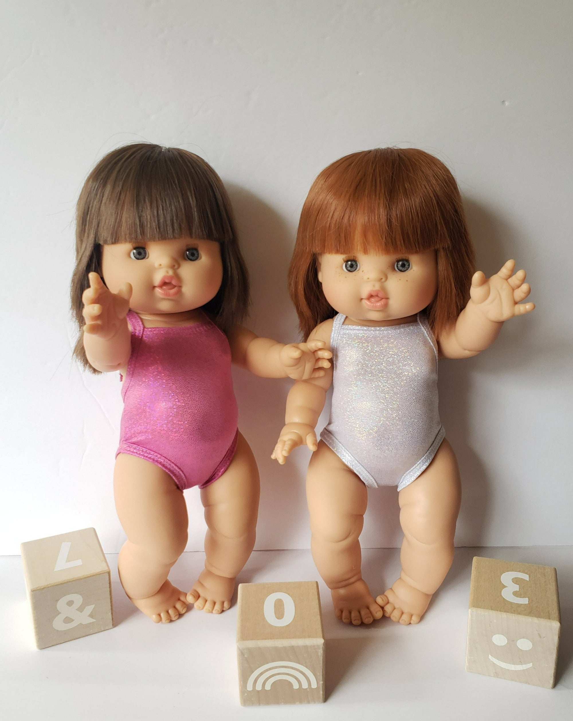 Doll Shiny Bodysuit Doll Clothing Little Wonder & Co.   