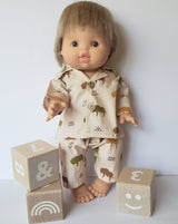 Minikane Buffalo cotton doll pajamas