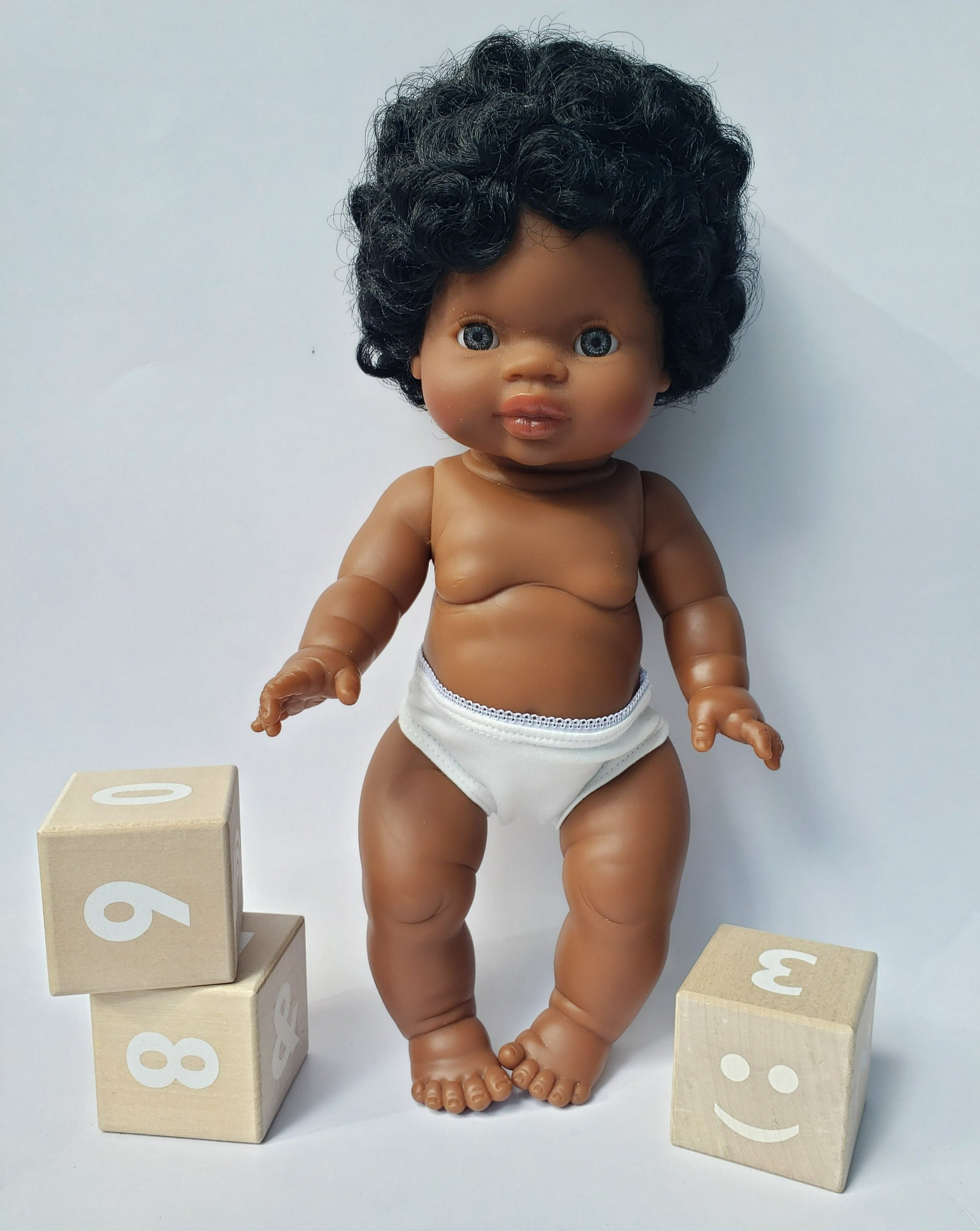 Baby Doll Cotton Undies Doll Clothing Little Wonder & Co. Haze  