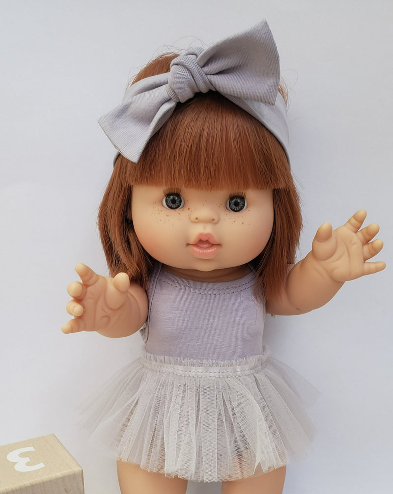 Baby Doll Cotton Headband ash