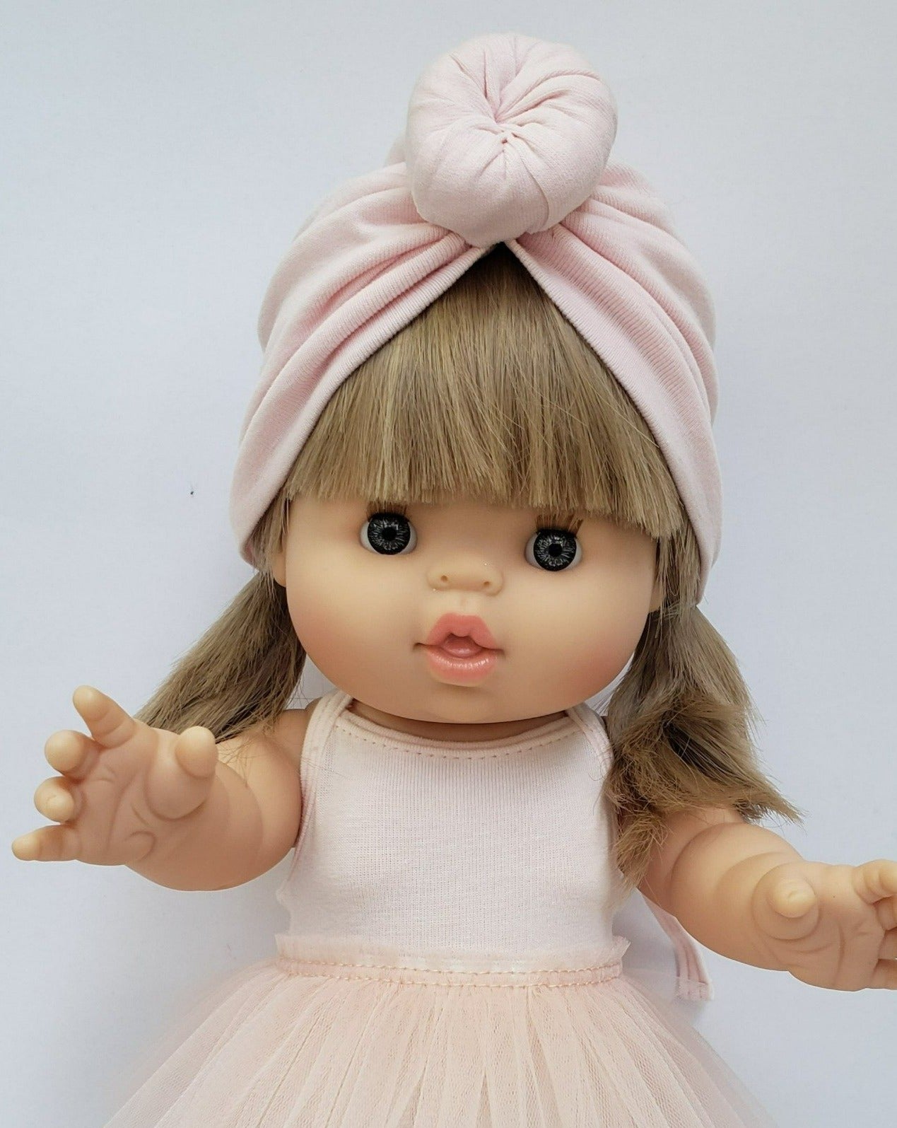 Doll Turbans Doll Clothing Little Wonder & Co. Soft Pink  