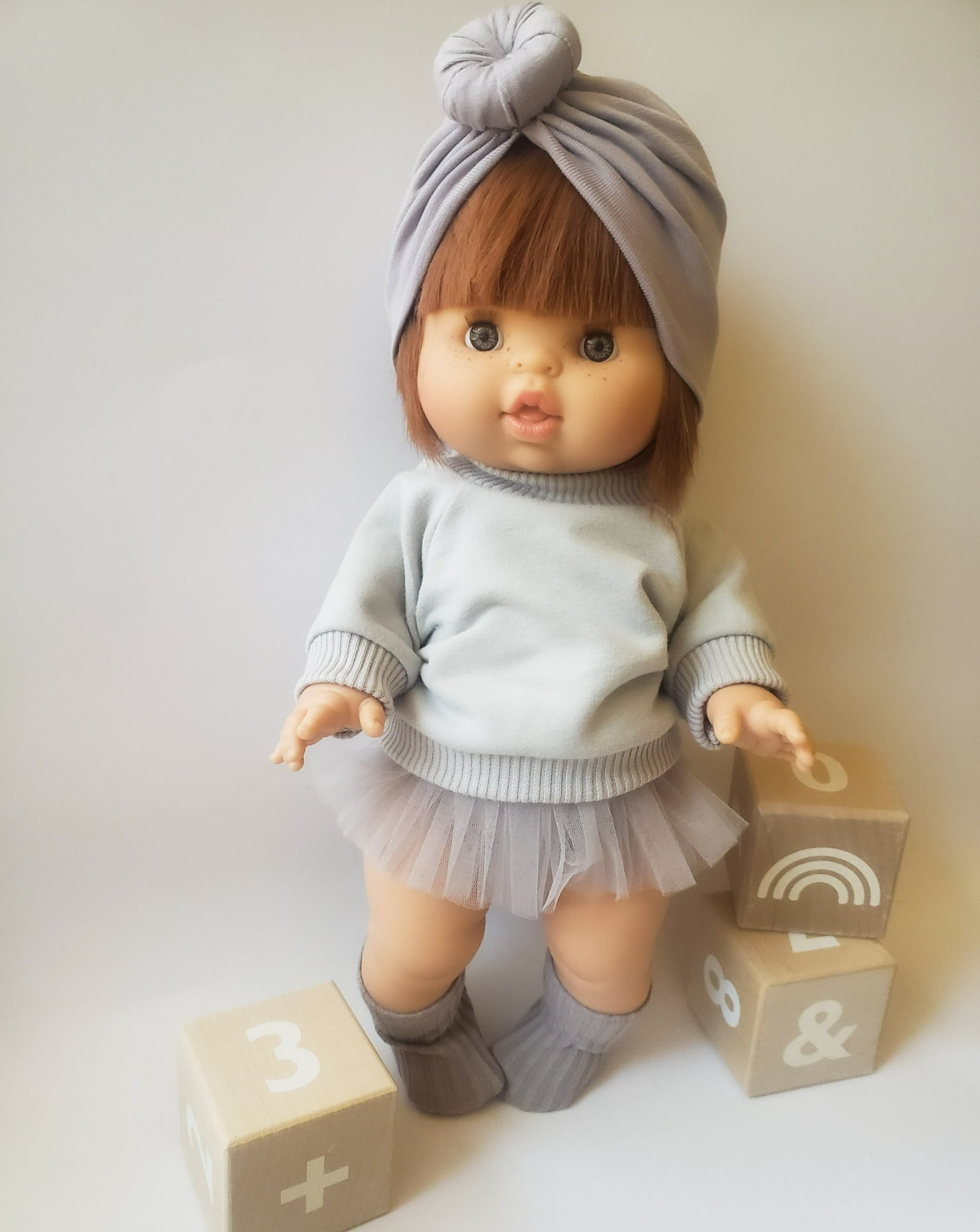 Baby Doll Cotton Sweatshirt Doll Clothing Little Wonder & Co.   