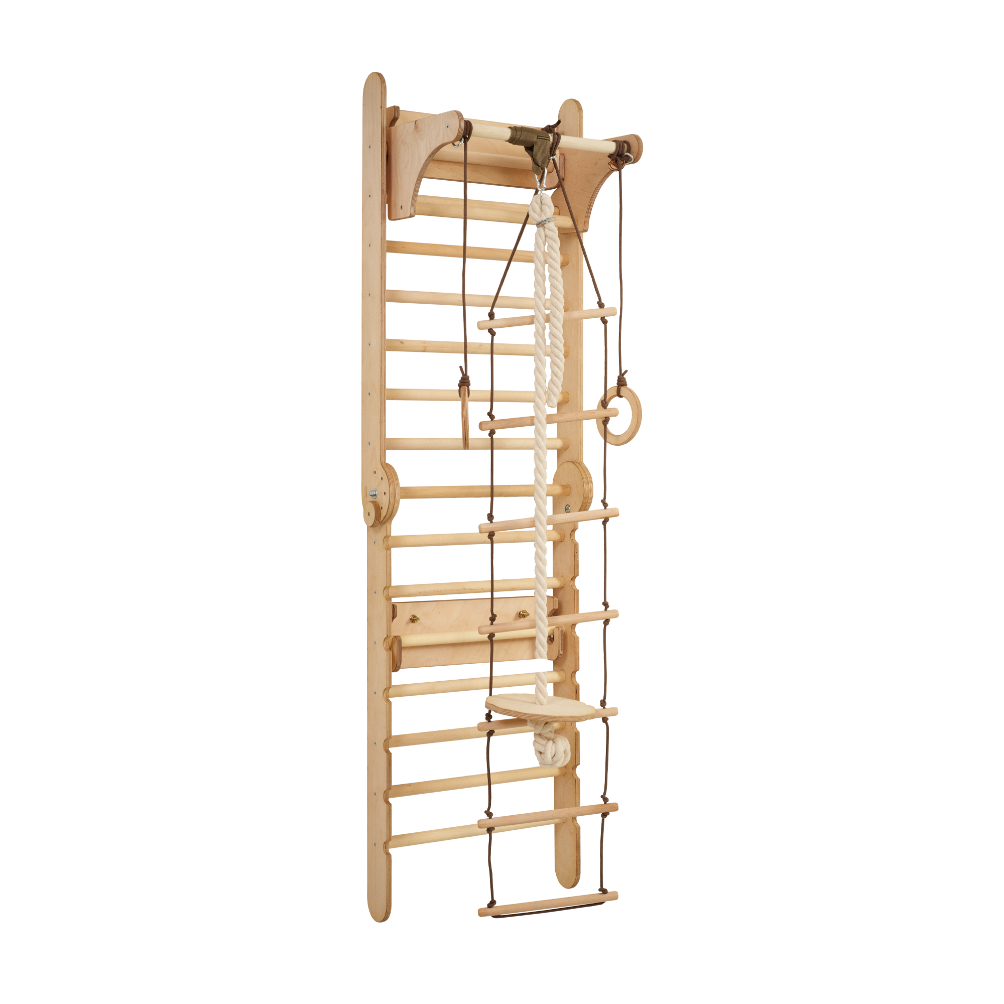 Wooden Swedish Wall / Climbing ladder for Children + Swing Set Swesdish wall Goodevas   