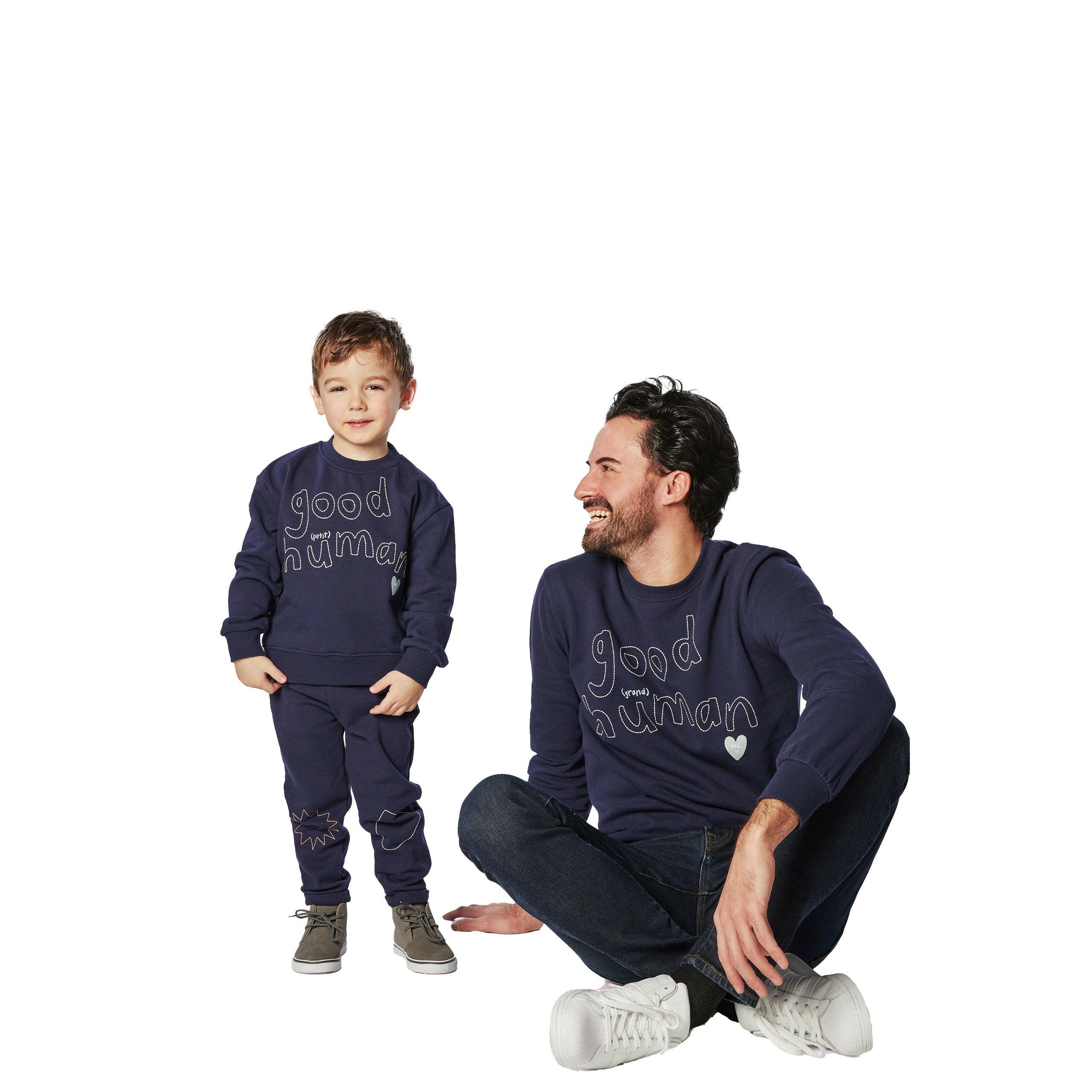 Good Human Adult Sweatshirt Sweatshirt Mon Coeur   