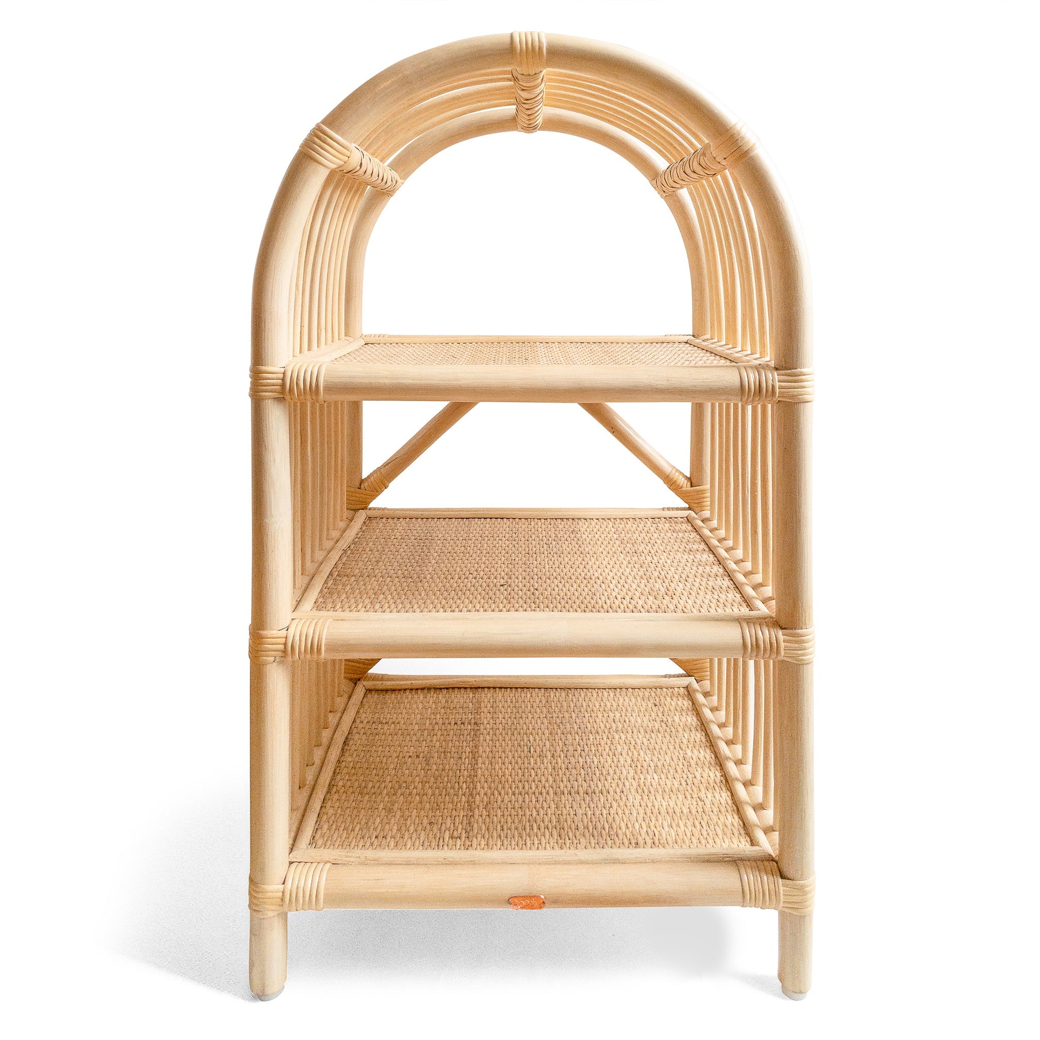 Rattan Montessori-Style Kid Shelves  Poppie Toys   