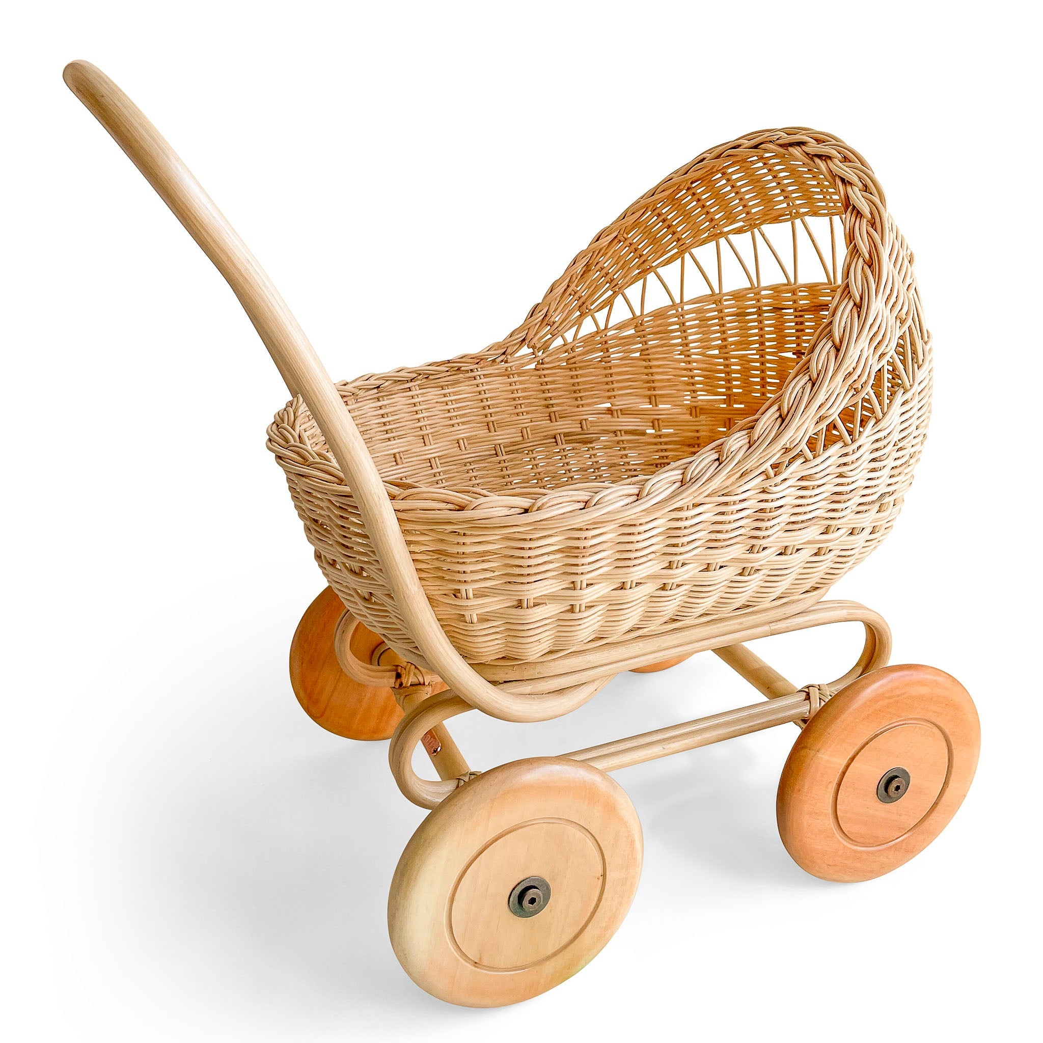 Rattan Doll Pram