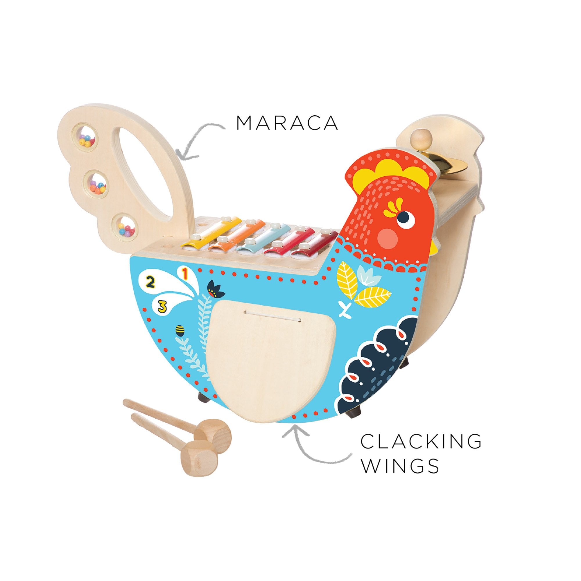 Musical Chicken Musical Toys Manhattan Toy   