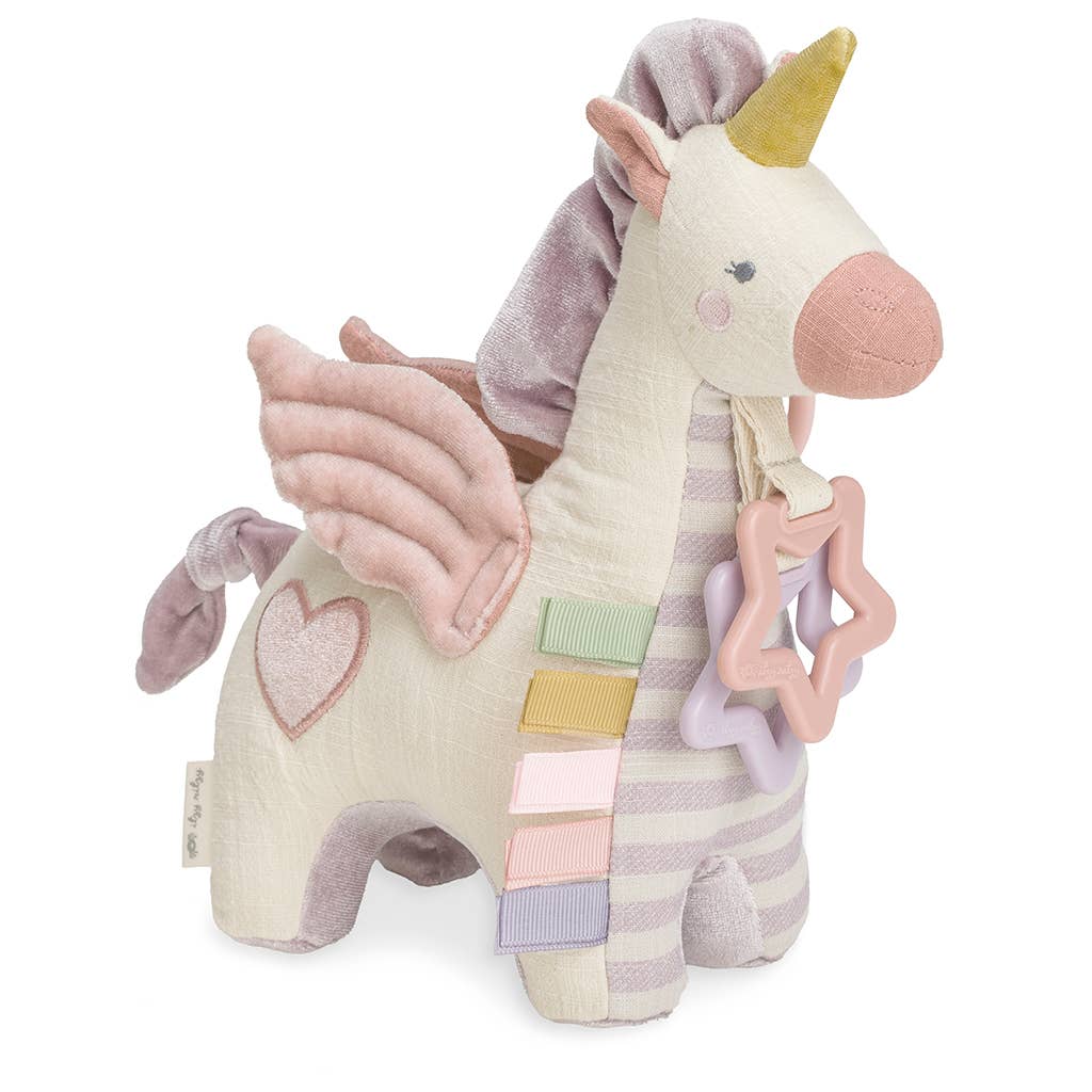 Link & Love™ Pegasus Activity Plush with Teether Toy Baby Essentials Itzy Ritzy   